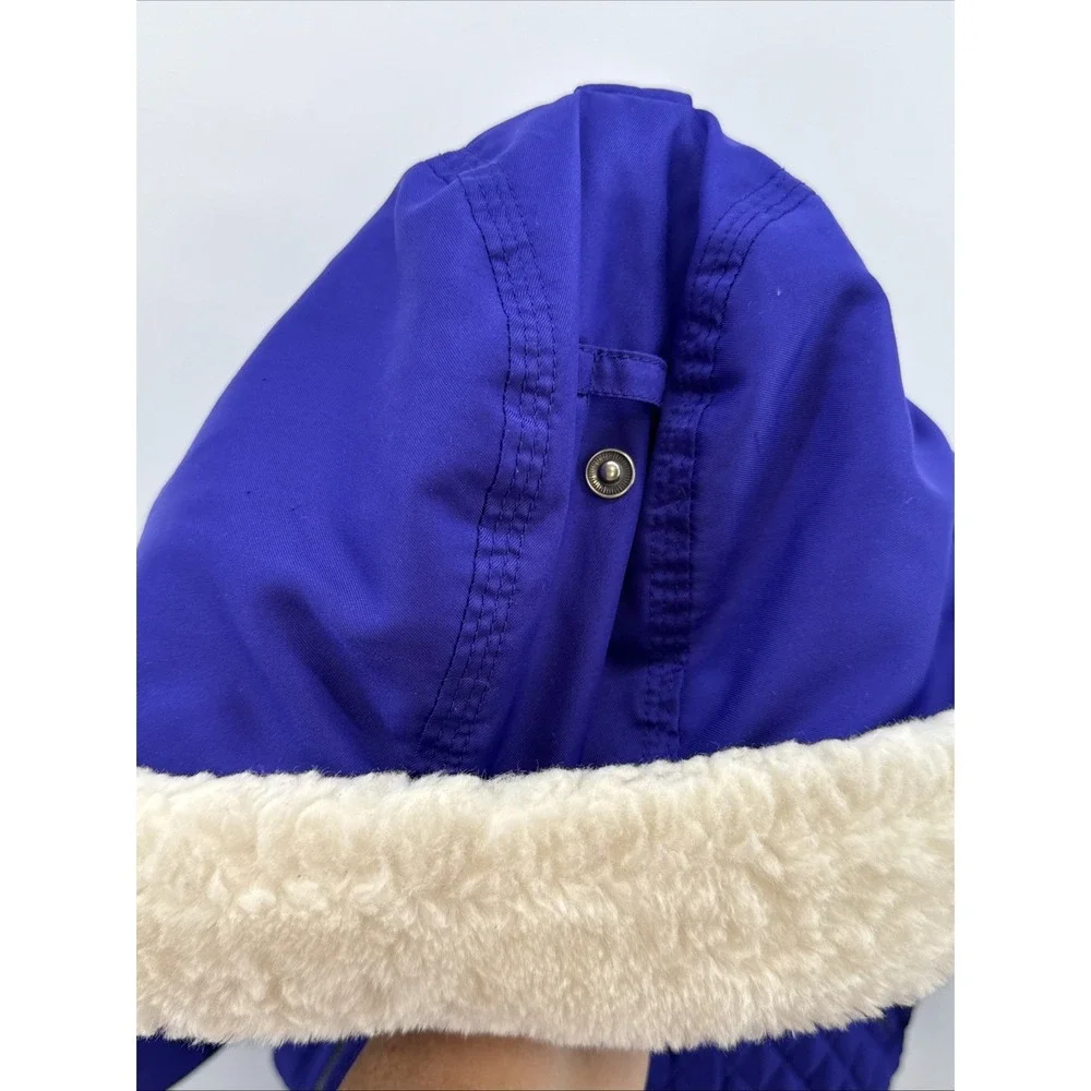 Vintage Couloir Ski Suit Snowsuit Coveralls Kid Childrens‎ Size 5 Hood Purple